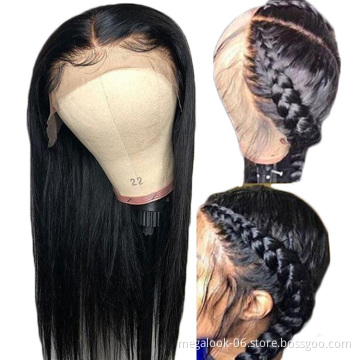 Full Cuticle Brazilian Virgin Hair Glueless Hd Full Lace Wig With Baby Hair,100% Virgin Human Hair Full Lace Wig For Black Women